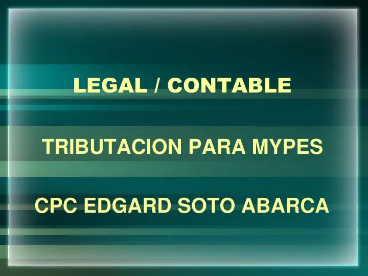 legal contable