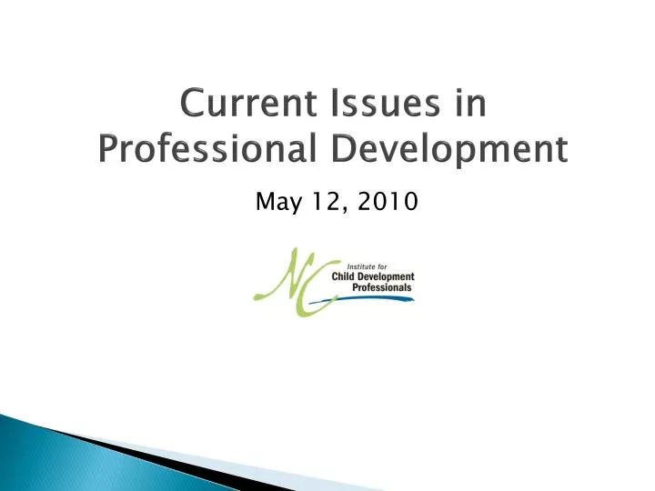 current issues in professional development
