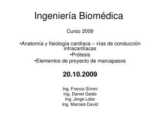 ingenier a biom dica