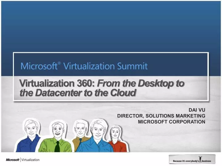 virtualization 360 from the desktop to the datacenter to the cloud