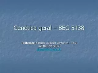 gen tica geral beg 5438