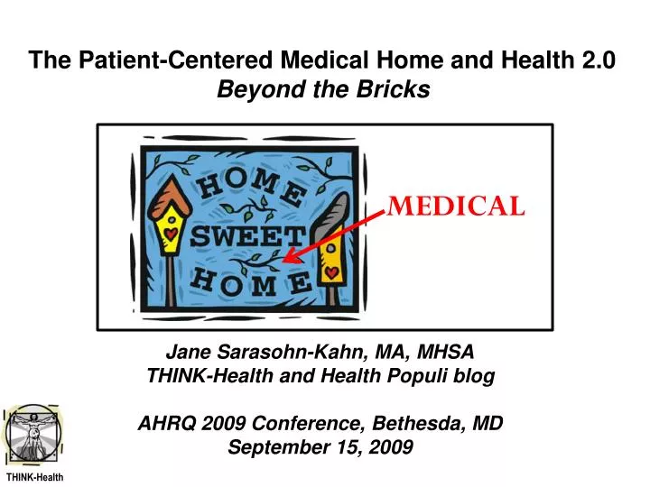 the patient centered medical home and health 2 0 beyond the bricks
