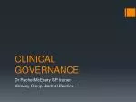 CLINICAL GOVERNANCE - slide 1