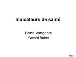 indicateurs de sant