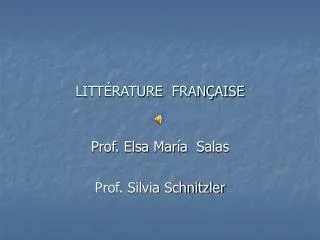 litt rature fran aise