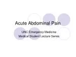 Acute Abdominal Pain
