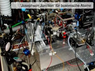 'Josephson Junction' für bosonische Atome