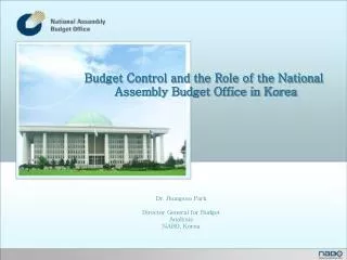 Budget Control and the Role of the National Assembly Budget Office in Korea