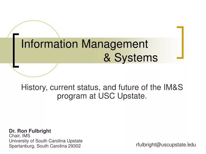 information management systems