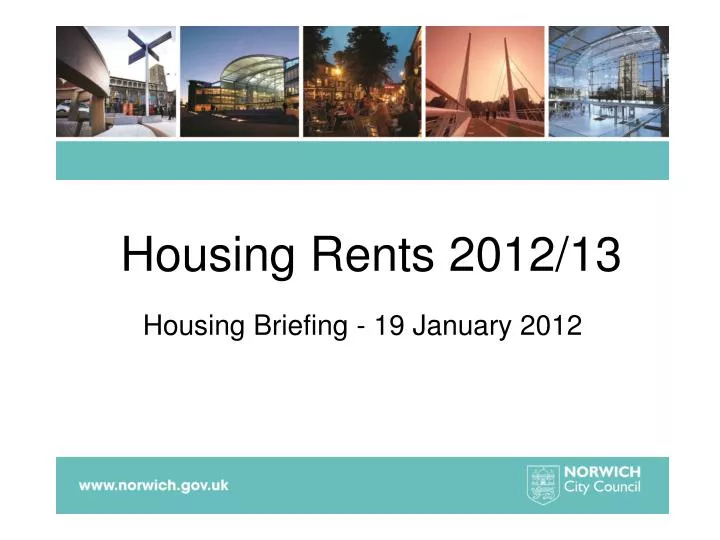 housing rents 2012 13