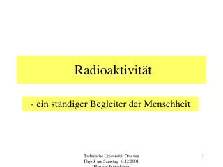 radioaktivit t