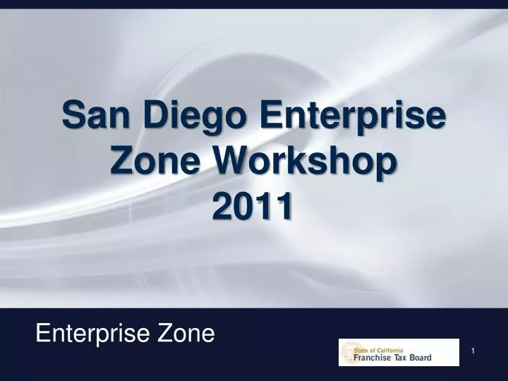 san diego enterprise zone workshop 2011