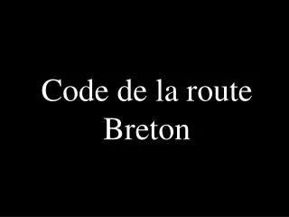 Code de la route Breton