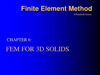 F inite Element Method