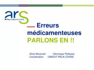 erreurs m dicamenteuses parlons en
