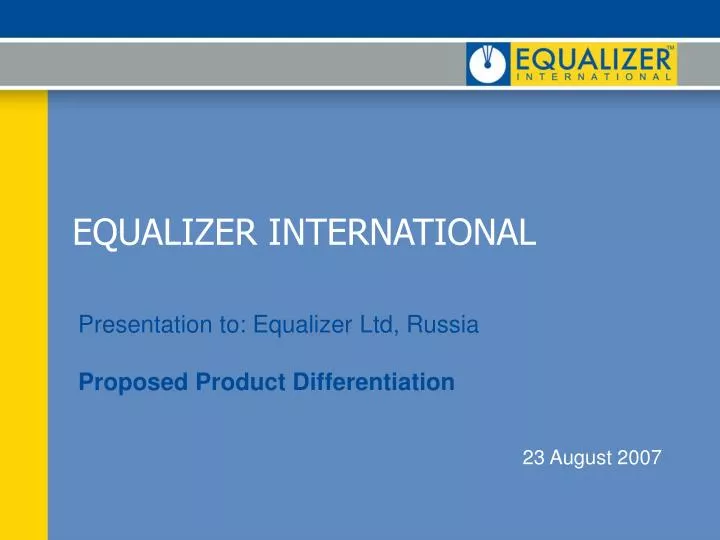 equalizer international