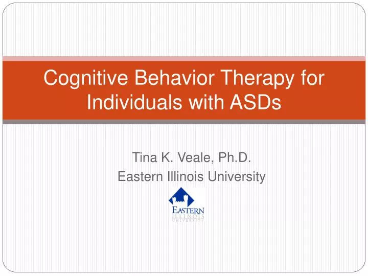 cognitive behavior therapy for individuals with asds