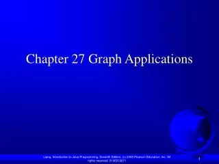 Chapter 27 Graph Applications