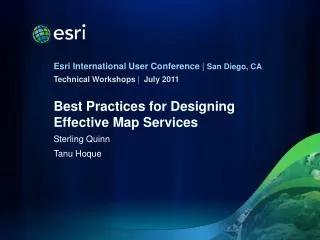 Best Practices for Designing Effective Map Services