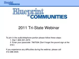 2011 Tri-State Webinar