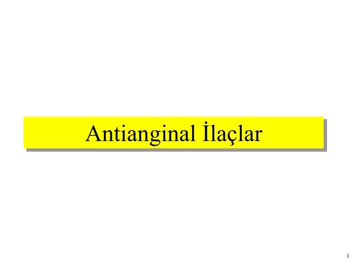 antianginal la lar