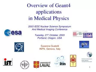 Overview of Geant4 applications in Medical Physics