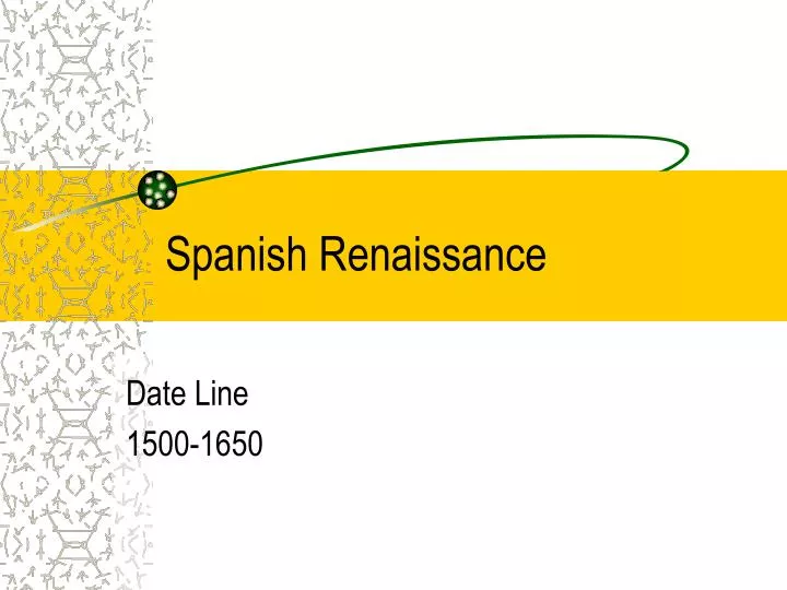 spanish renaissance