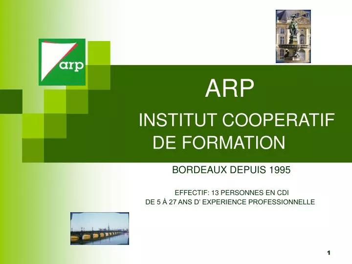 arp institut cooperatif de formation