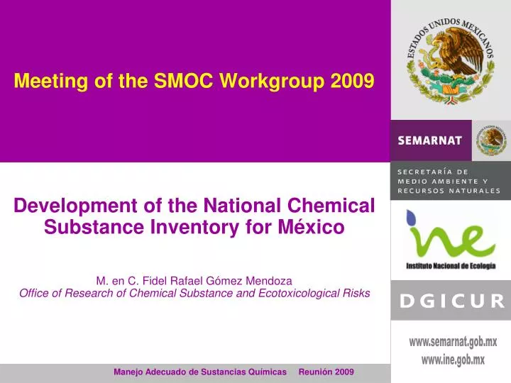meeting of the smoc workgroup 2009