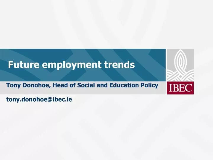 future employment trends
