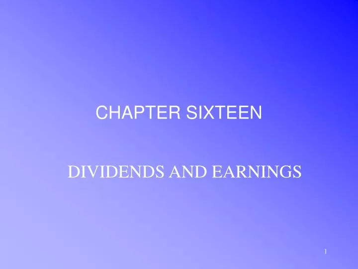 chapter sixteen