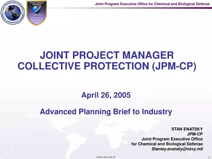 joint project manager collective protection jpm cp