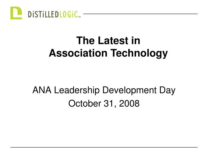 ana leadership development day october 31 2008