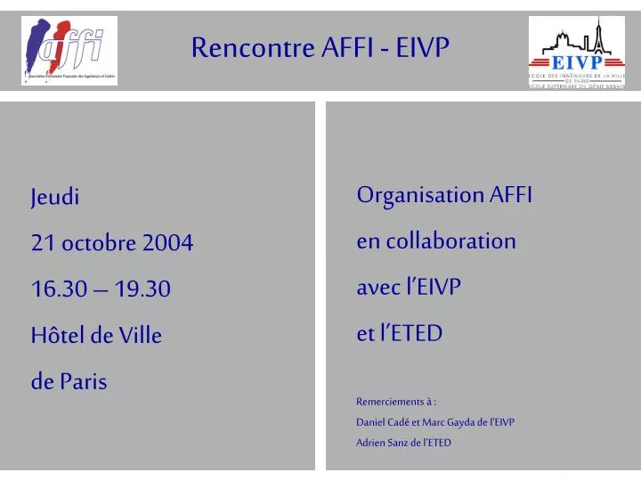 rencontre affi eivp