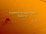 Implementing Network Security - slide 1