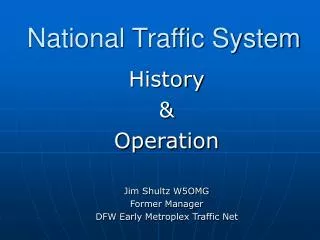 National Traffic System