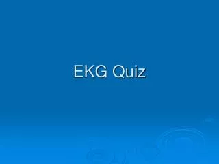 EKG Quiz