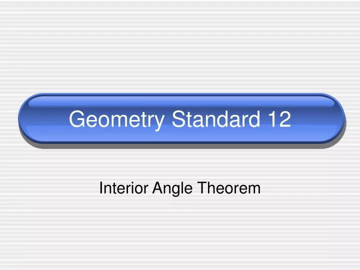 geometry standard 12