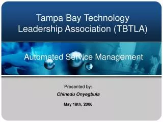Tampa Bay Technology Leadership Association (TBTLA)