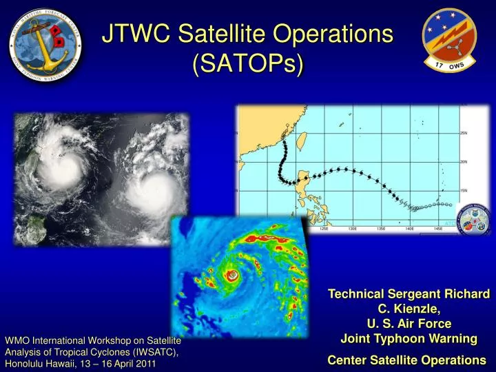 jtwc satellite operations satops