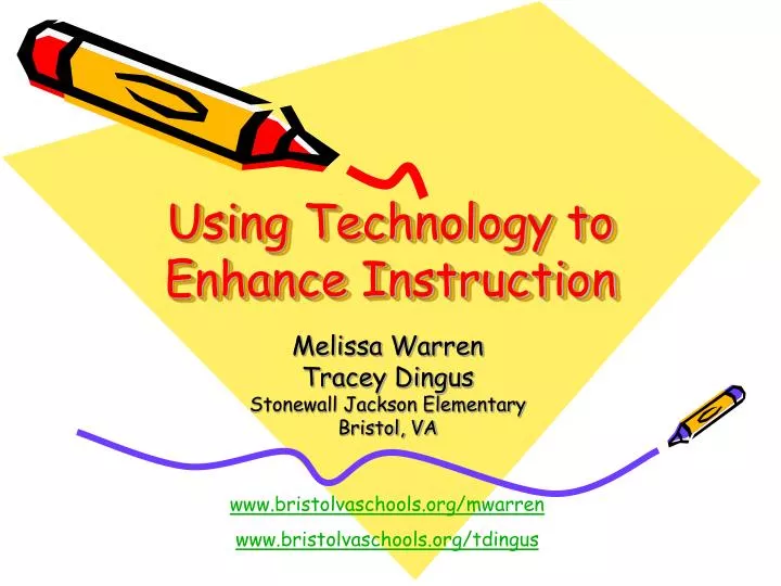 using technology to enhance instruction
