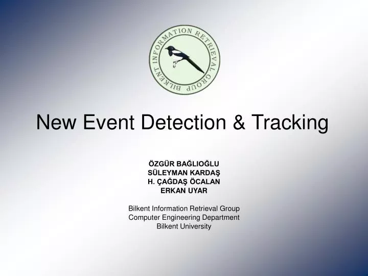 new event detection tracking