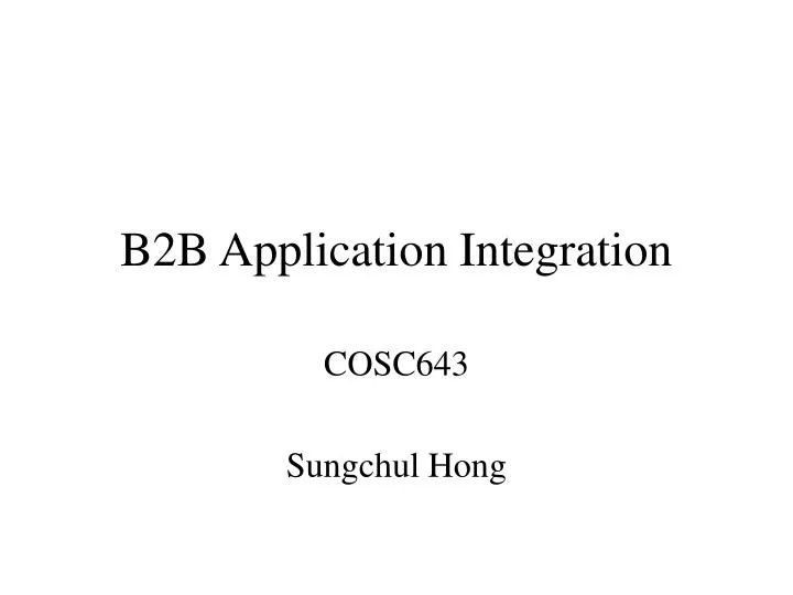 b2b application integration