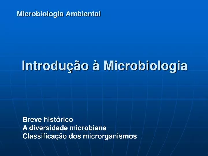 introdu o microbiologia