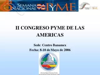 II CONGRESO PYME DE LAS AMERICAS