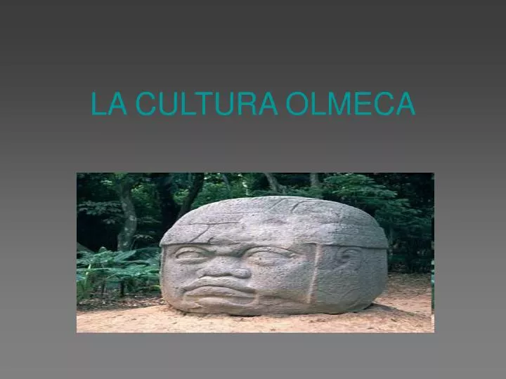 la cultura olmeca