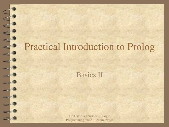 practical introduction to prolog