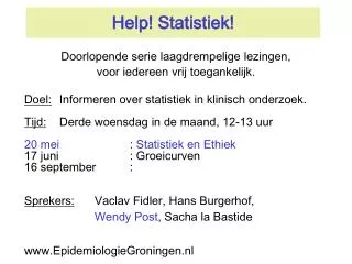 help statistiek