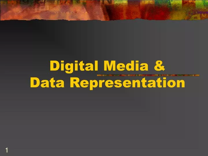 digital media data representation