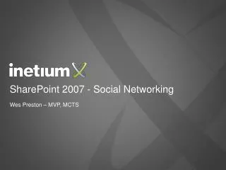 SharePoint 2007 - Social Networking